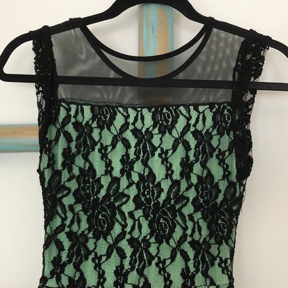 Cheryl Creations Lace and Mesh Skater Dress - Picture 4 of 12